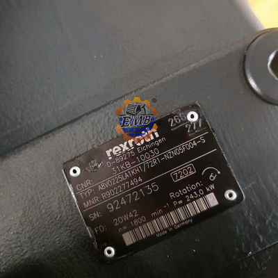 31KB-10030 खुदाई मशीन R520LC-9 DX520 हाइड्रोलिक पंप R902277494 A8VO225 मुख्य पंप