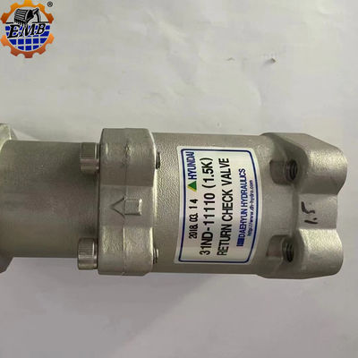 मूल 31ND-11110 हुंडई चेक वाल्व R500/520 खुदाई के लिए
